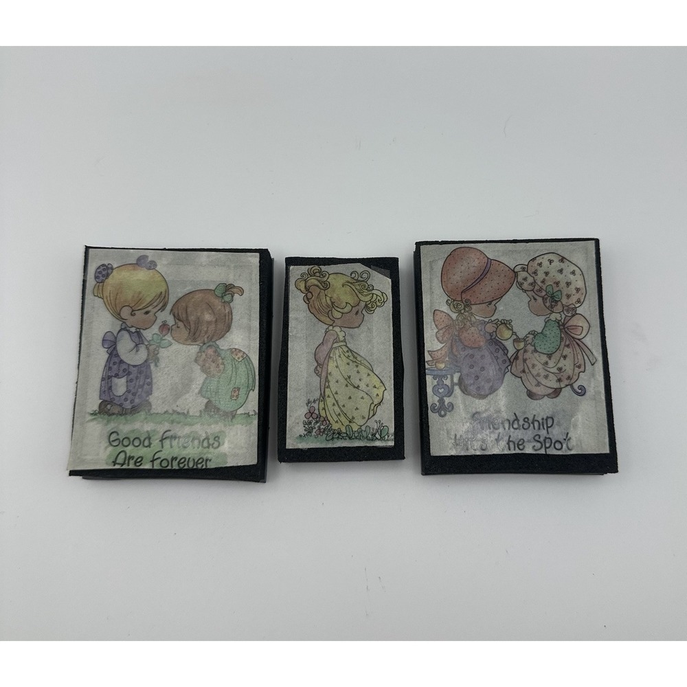 Precious Moments Good Friends Are Forever Hits The Spot Foam Rubber Stamp Lot 3